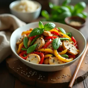 Chinese dishes using Italian basil