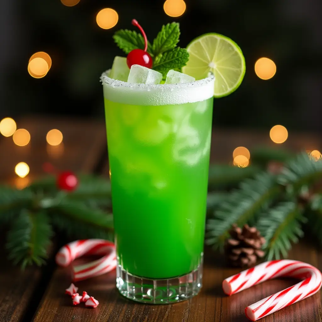 Grinch cocktail