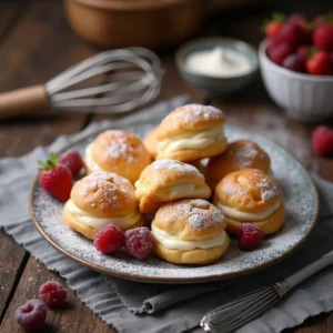 Mini cream puffs