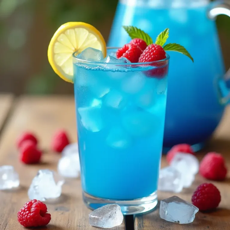 blue razz ice juice