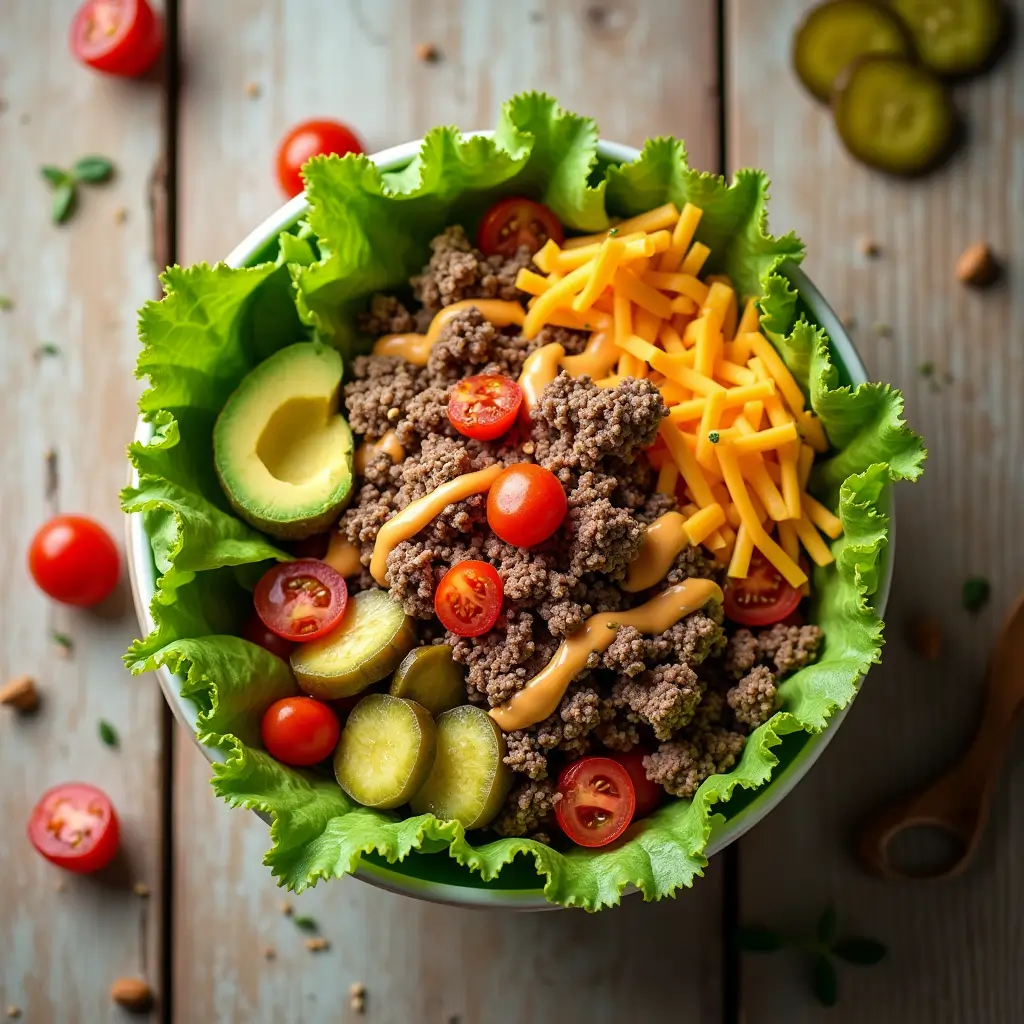 burger bowl recipe