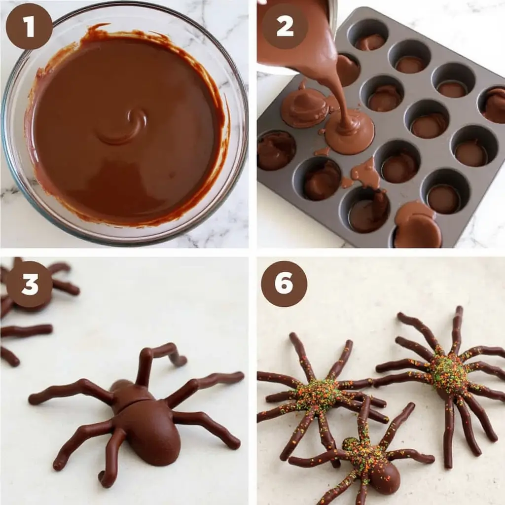 Chocolate Spiders
preprations