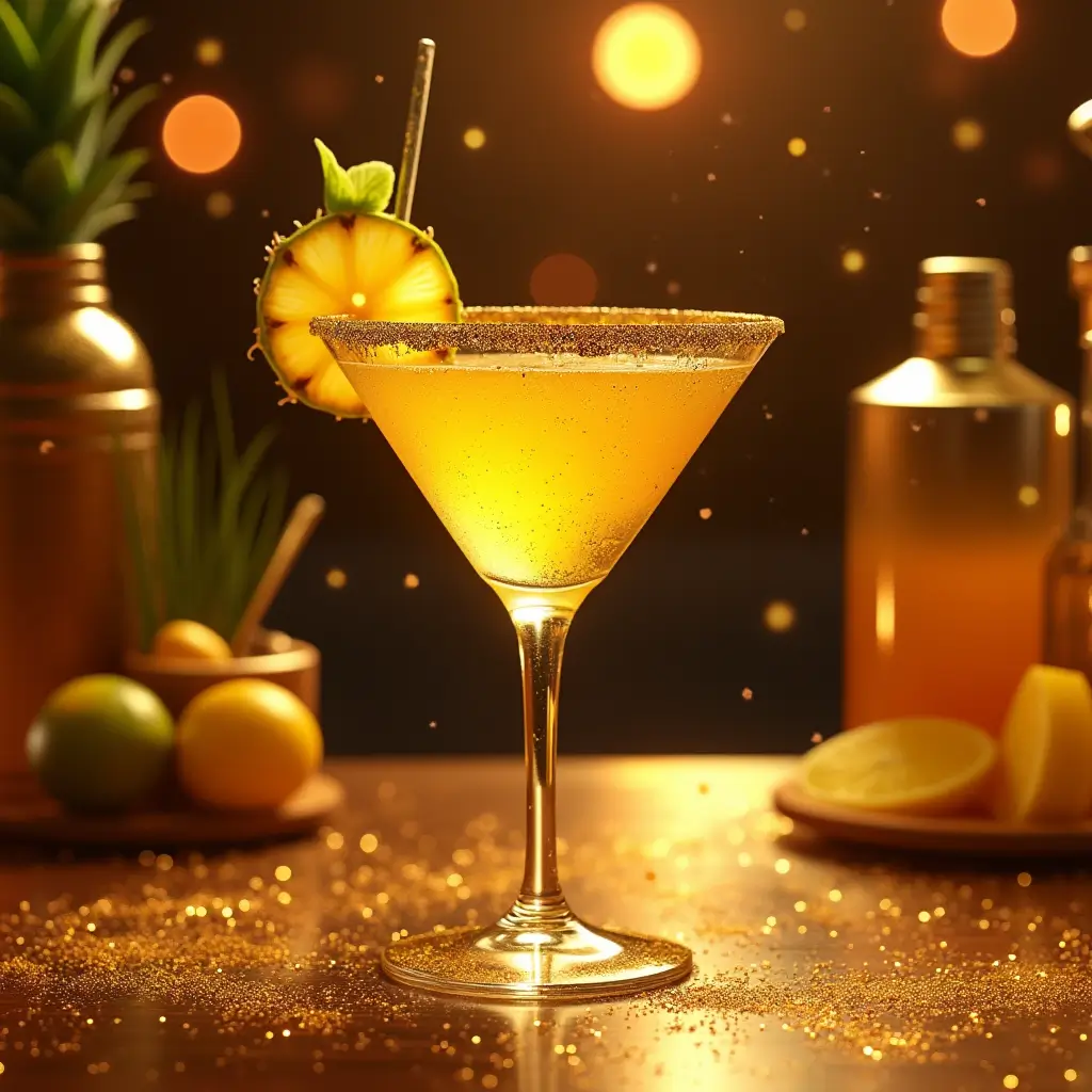 Golden Stormry Cocktail